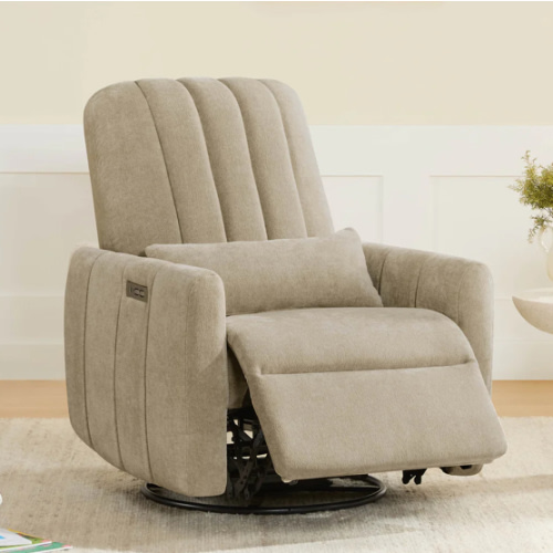 Shell Power Swivel Nursery Glider Recliner