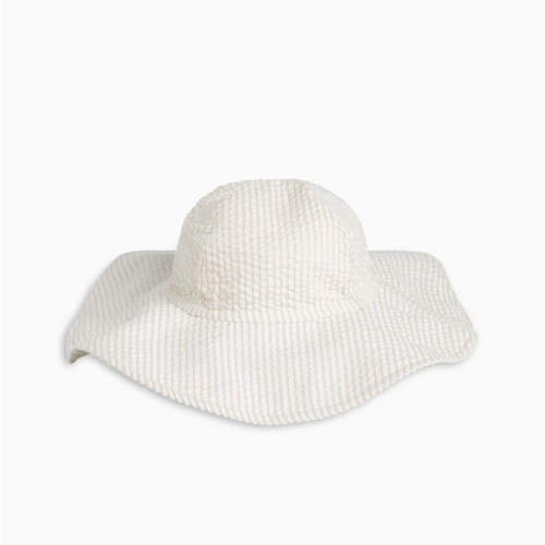 Seersucker Sun Hat