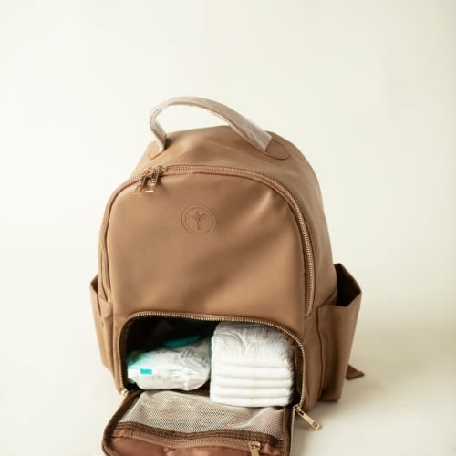 Vegan Leather Diaper Bag – Little Haven Cloth, Fawn Leather