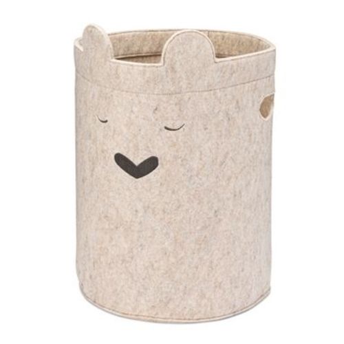 Parker Baby Co. Bear Laundry Hamper - Oatmeal