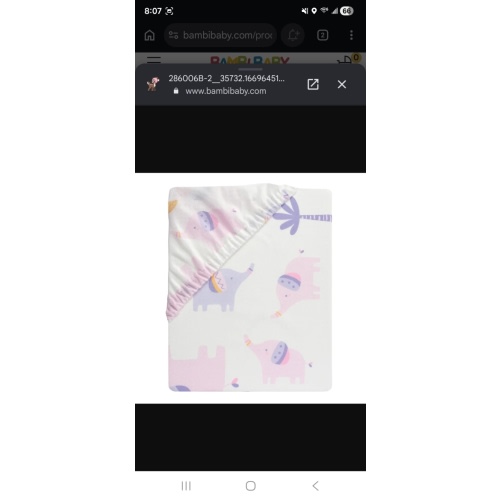 Bedtime Originals Elephant Dreams Sheet – Bambi Baby