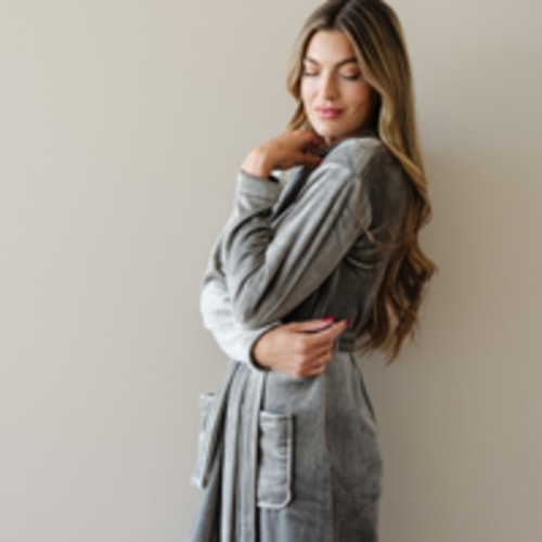 Ultra-Soft Comfort Minky Stretch Luxe Robes by Saranoni