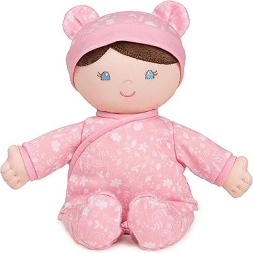 GUND Baby Sustainable Baby Doll, Plush Doll Made from Recycled Materials, for Newborns and Toddlers, Pink, 12”