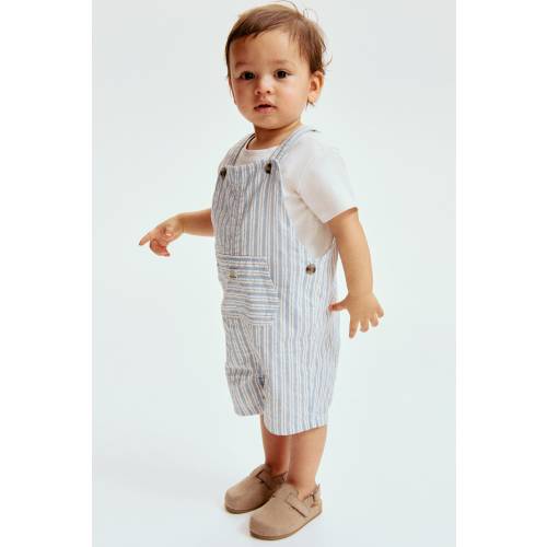 2-PIECE OVERALL SHORTS AND T-SHIRT SET