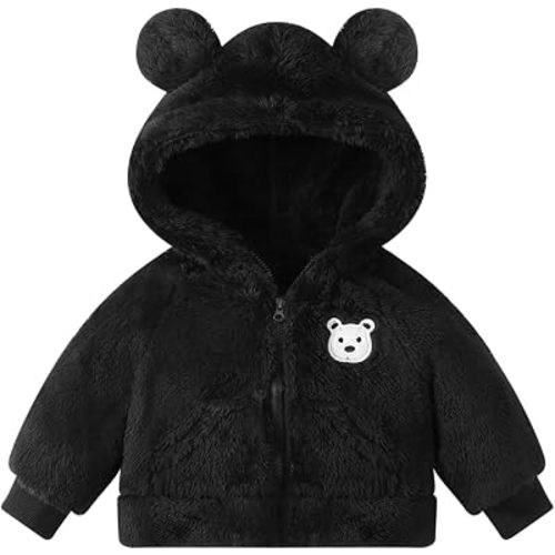 Winter Newborn Baby Boys Fleece Coats Infant Girl Jacket Toddler Hoodie For Girl