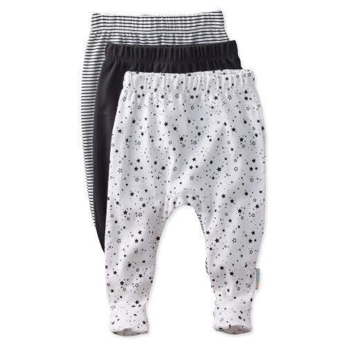 Fallon Footed Organic Cotton Assorted 3-Pack Pants