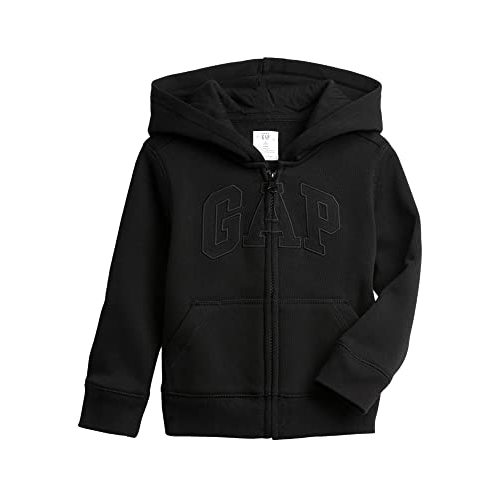 GAP Baby Boys' Playtime Favorites Logo Full Zip Hoodie Hooded Sweatshirt