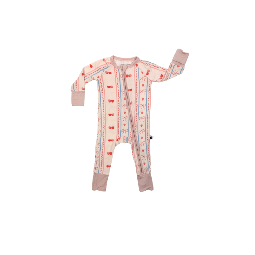 Sweet Caroline - Zipper Footie Pajamas