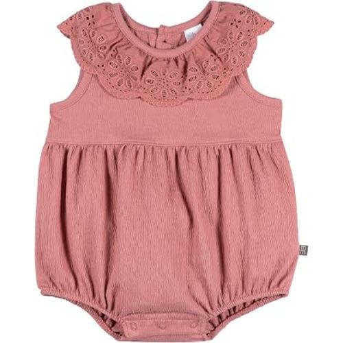 Modern Moments by Gerber Baby Girls' Lace Ruffle Bubble Romper