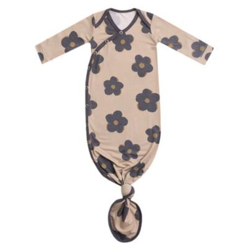 Gemma in Tan Newborn Knotted Gown