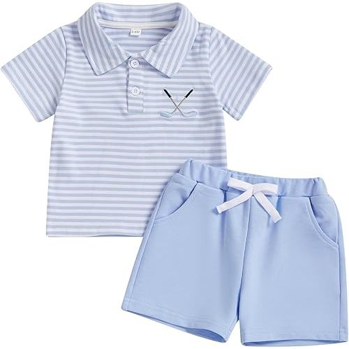 6-9 MONTH Baby Boy Golf Outfit