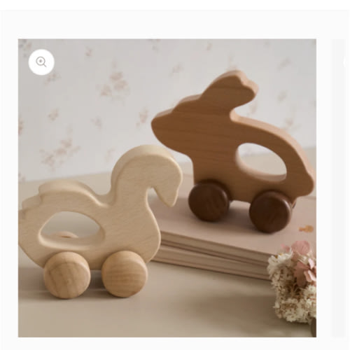 Wooden Push Toy Swan – Elegant Baby