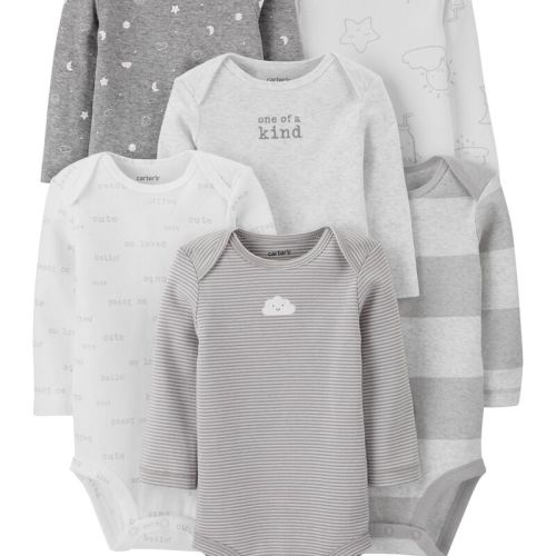 6-Pack Long-Sleeve Original Bodysuits | oshkosh.com