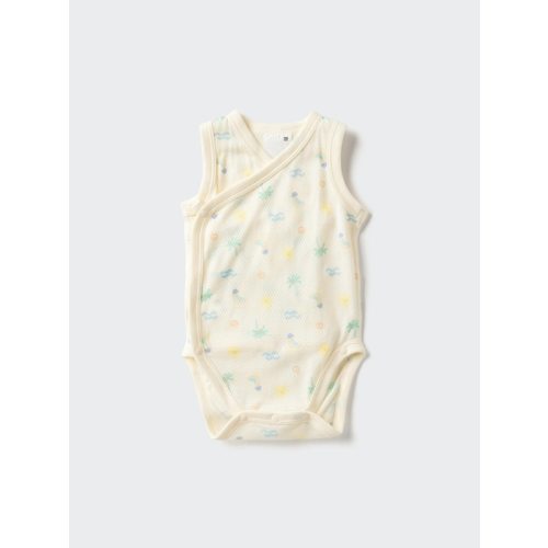 Baby Baby Sleeveless Cotton Mesh Bodysuits | Open Front | Printed | UNIQLO US