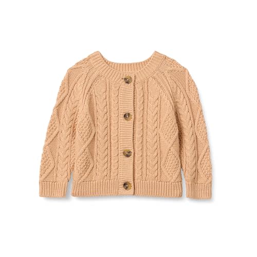 Amazon Essentials x Sofia Grainge Unisex Toddlers and Babies' Cable Knit Fisherman Cardigan Sweater