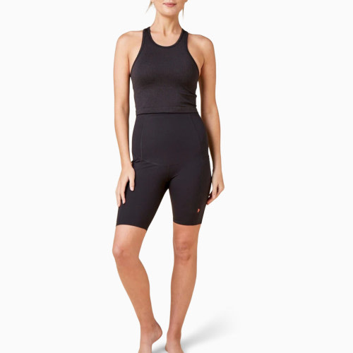 TheRY The Restorer Postpartum Compression Support Short - Black, Medium