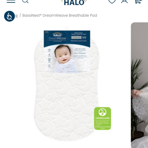 DreamWeave Breathable BassiNest Pad | HALO