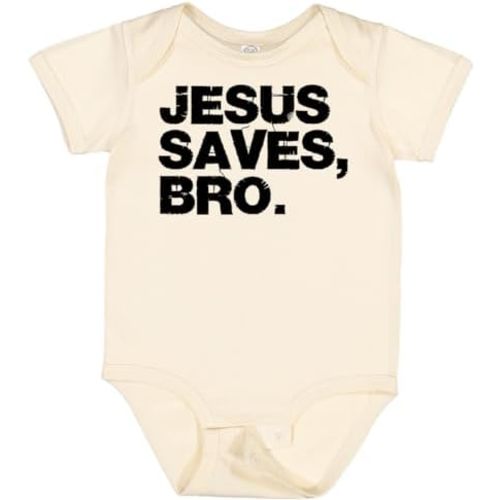inktastic Jesus Saves, Bro. Baby Bodysuit