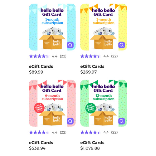 Premium Baby Diaper Subscription - Diapers, Wipes + Extras | Hello Bello