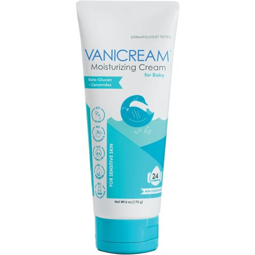 Vanicream Moisturizing Cream for Baby, Gentle, Hydrating Baby Lotion, 6 Oz