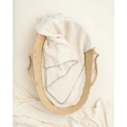 Soft, Heirloom Lace Baby Blanket | Organic Cotton Gauze | Willaby – willaby