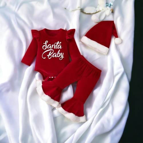 Santa Baby Christmas Outfit 0 - 2 years old