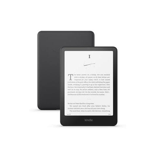 Amazon Kindle Paperwhite 16GB (newest model) – 20% faster, with new 7" glare-free display and weeks of battery life – Without lockscreen ads – Black
