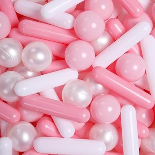 STARBOLO Ball Pit Balls for Kids -Pack of 150 200 500 Colorful Ball Pit Balls Crush Proof Plastic Toy Balls for Toddlers Ball Pit, Ball Pit Play Tent, Baby Pool Water Toys