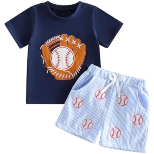 Baby Boy Summer Clothes Tropical Palm Tree Print T-shirt Shorts Set Infant Toddler Hawaiian Beach Outfits