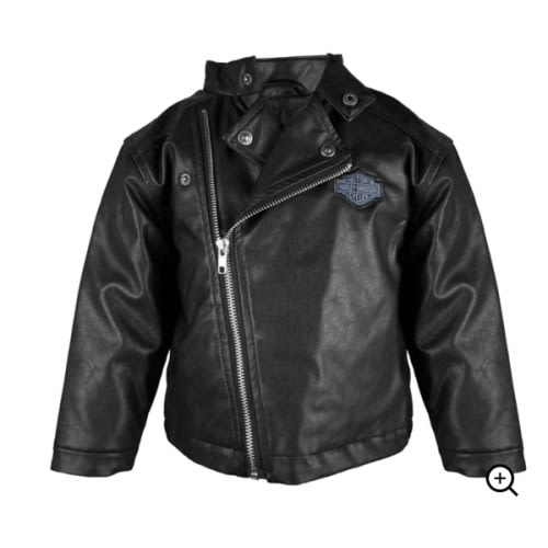 Infant Faux Leather Biker Jacket | 12-18 M | Harley-Davidson USA