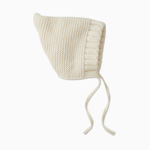 Hanna Andersson Baby Alpaca Sweater Hat - Ecru, 3-12 M
