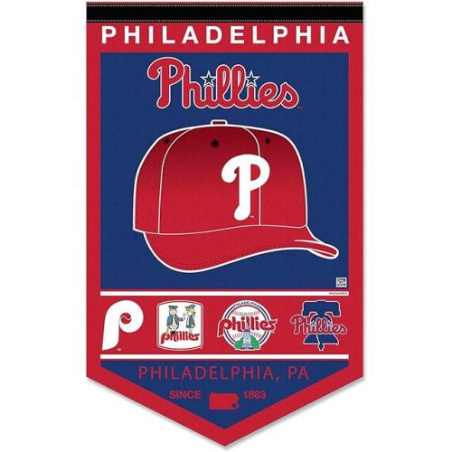 WinCraft Philadelphia Phillies Heritage History Banner Pennant, 15x24"