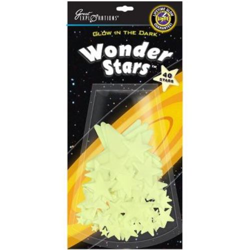 Great Explorations Glowing Star Pack-Wonder Stars 40/Pkg