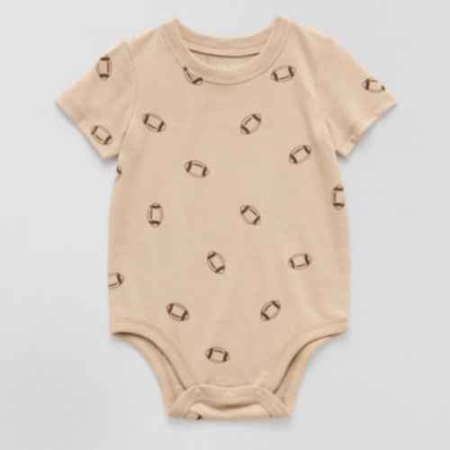 Okie Dokie Baby Boys Crew Neck Short Sleeve Bodysuit