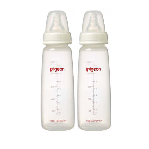 Pigeon Flexi Baby Bottle 240ml Twin Pack (PP) | Pigeon – Pigeon Australia