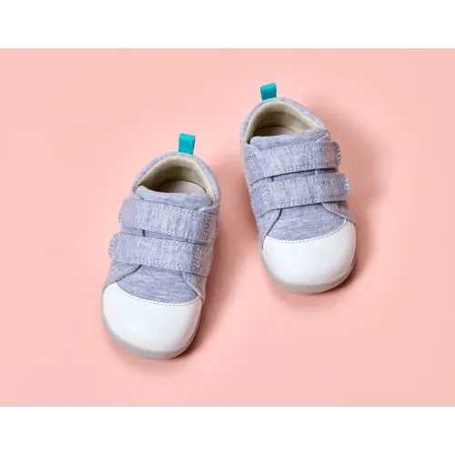 Ten Little First Walkers Shoes - Heather Grey - Size 4.5