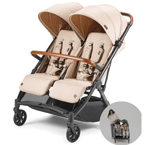 Bēbee Twin: Best Folding Double Stroller | Bombi Gear