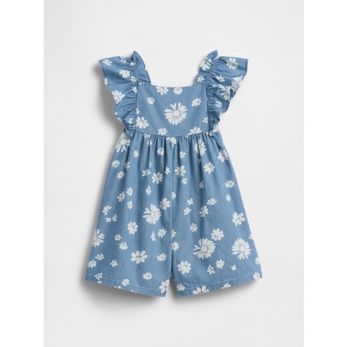 babyGap Chambray Flutter Romper
