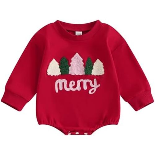 Thanksgiving Baby Girl Boy Outfit Newborn Bubble Romper Fall Winter Infant Long Sleeve Sweatshirt Top Cute Clothes