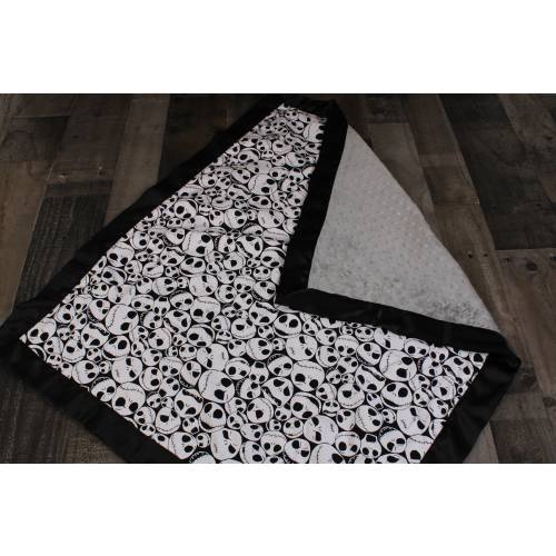 Nursery Blanket. Receiving Blanket. Crib Blanket. Adult Blanket. Jack Skellington Blanket. Jack Blanket. 100% Cotton.