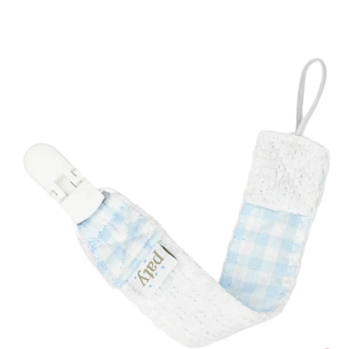 Paty Gingham Pacifier Clip – Posh Tots Children's Boutique