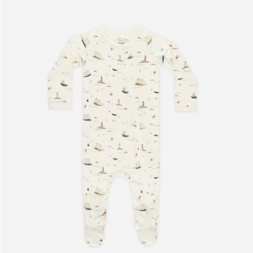 Footed Sleeper || Nautical – Rylee + Cru