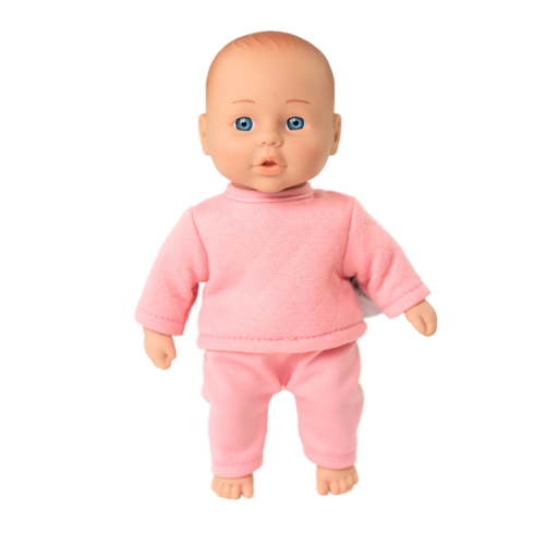 My Sweet Love 8-inch Mini Baby Doll, Rose Pink Outfit, Soft Snuggly Toy for Children 2+