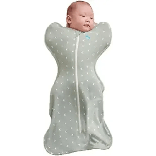 Love to Dream Swaddle UP, Baby Sleep Sack 10. TOG, Self-Soothing Swaddles for Newborns, Improves Sleep, Snug Fit Helps Calm Startle Reflex, Newborn Essentials for Baby, Small 8-13lbs, Moon Olive