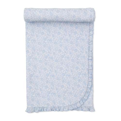 Country Gardens Blue Blanket