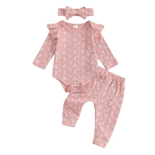 Baby Girl Fall Clothes Set Little Sister Lil Sis Long Sleeve Romper Pants Set Cute Infant Newborn Outfit 3 6 9 12 Months