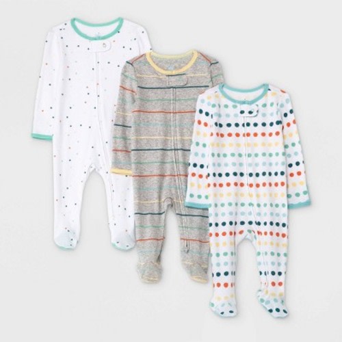 Baby 3pk Summer Bright's Sleep N' Play - Cloud Island™ Turquoise Newborn