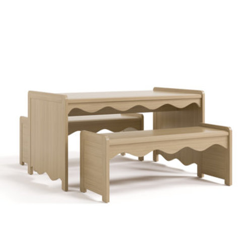 Storkcraft Casablanca Deluxe Montessori Indoor Kids Table And Bench Set & Reviews | Wayfair