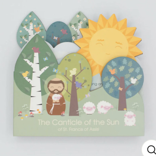 The Canticle of the Sun: Of St. Francis of Assisi shaped book
