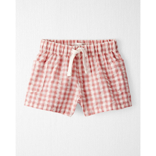 Baby Gingham Shorts Made With Organic Cotton - Little Planet | Carter's